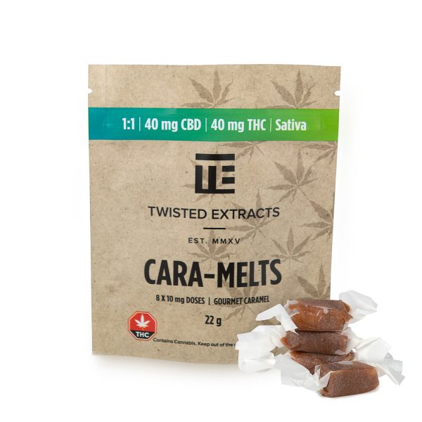 Twisted Extracts – 1:1 Sativa/CBD Cara-Melts
