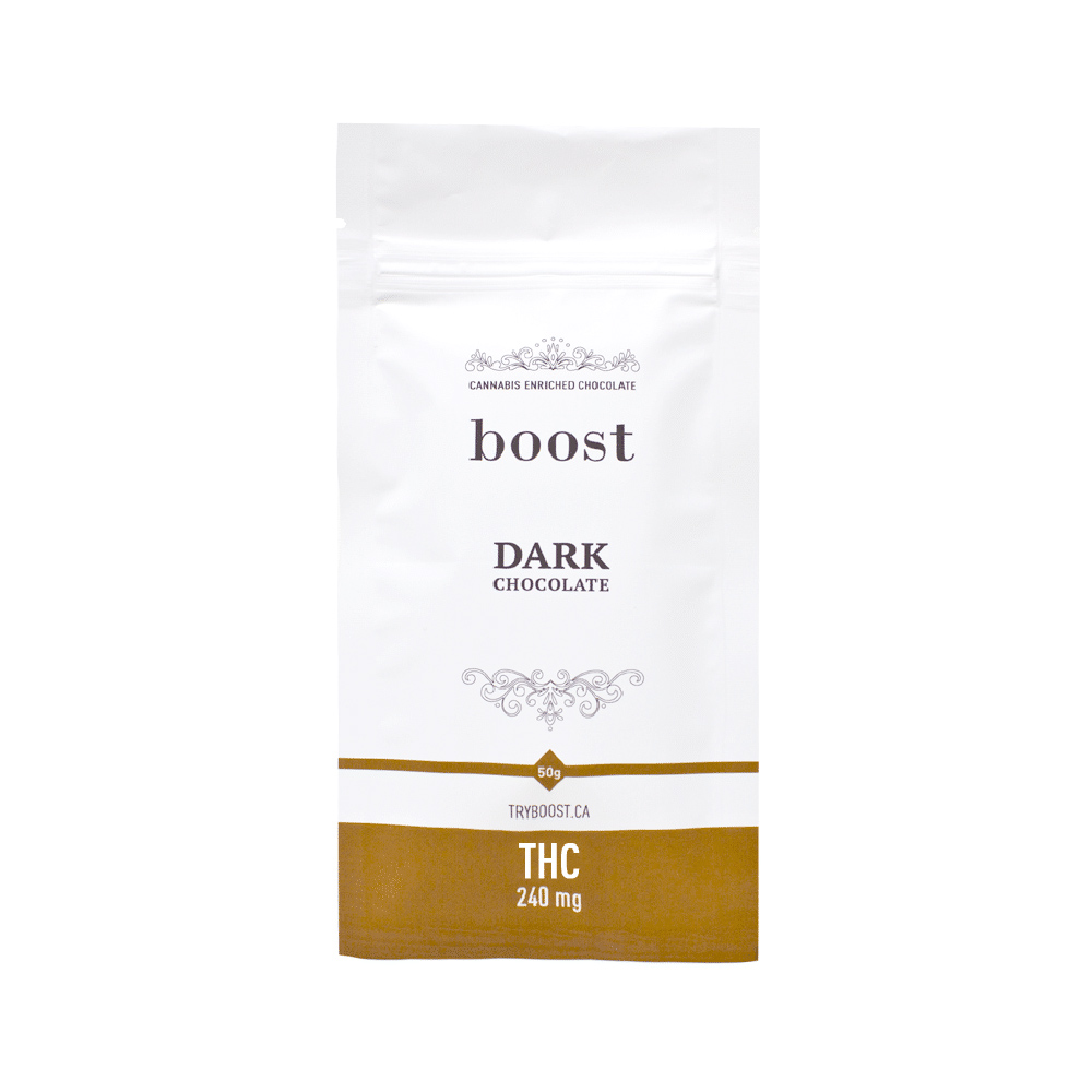 Boost Edibles : THC Dark Chocolate (240mg)