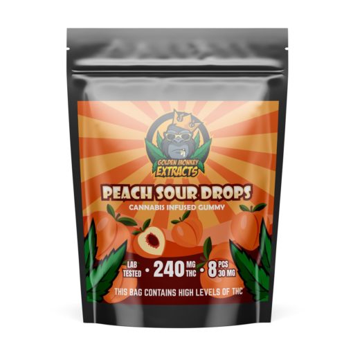 Golden Monkey Extracts - Peach Sour (240mg THC)