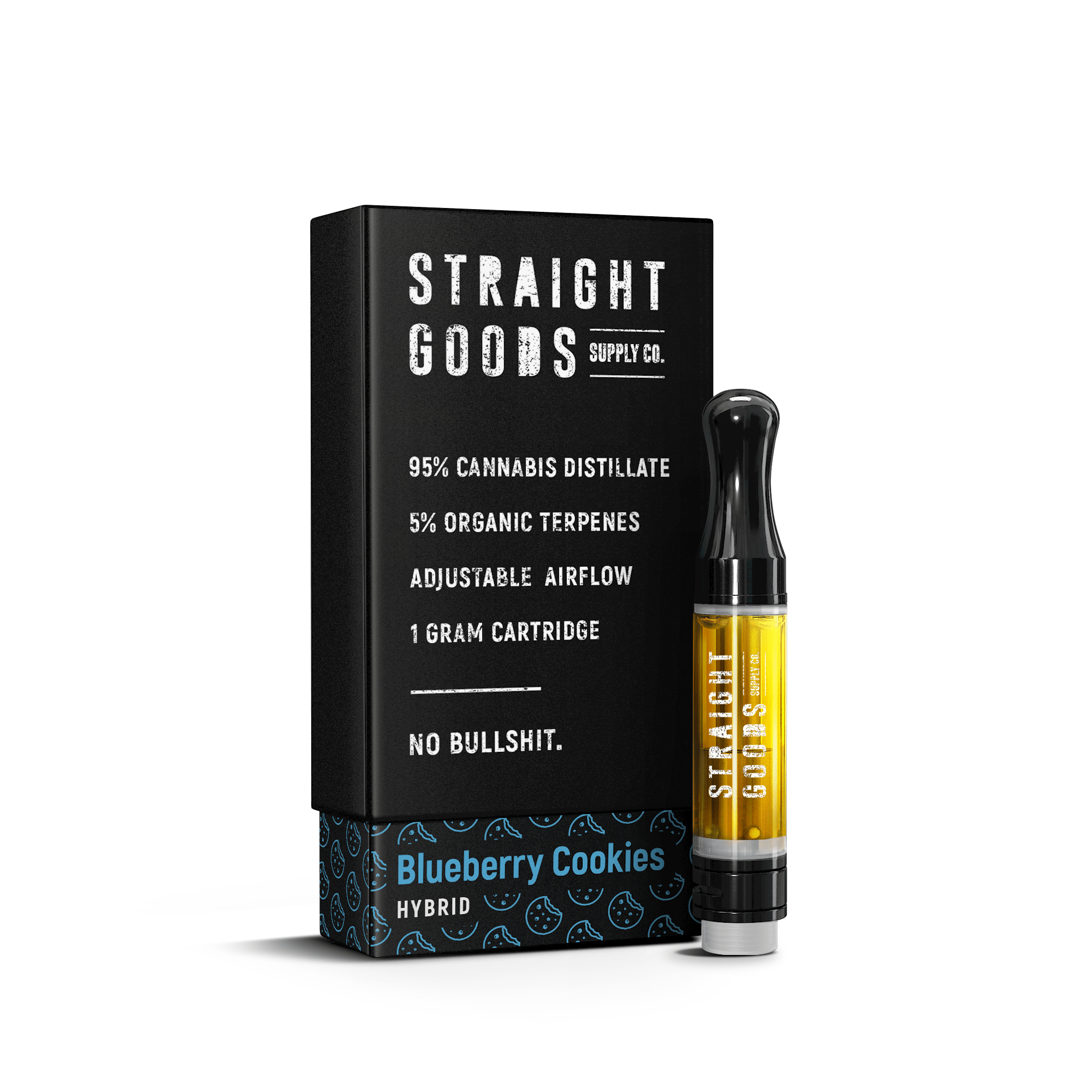Straight Goods - Cartridges - Blueberry Cookies (Hybrid)
