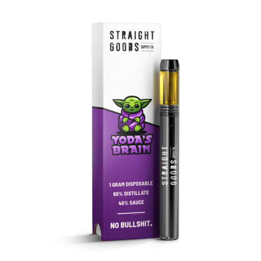 Straight Goods - Terp Sauce Disposable - Yoda's Brain (Indica)