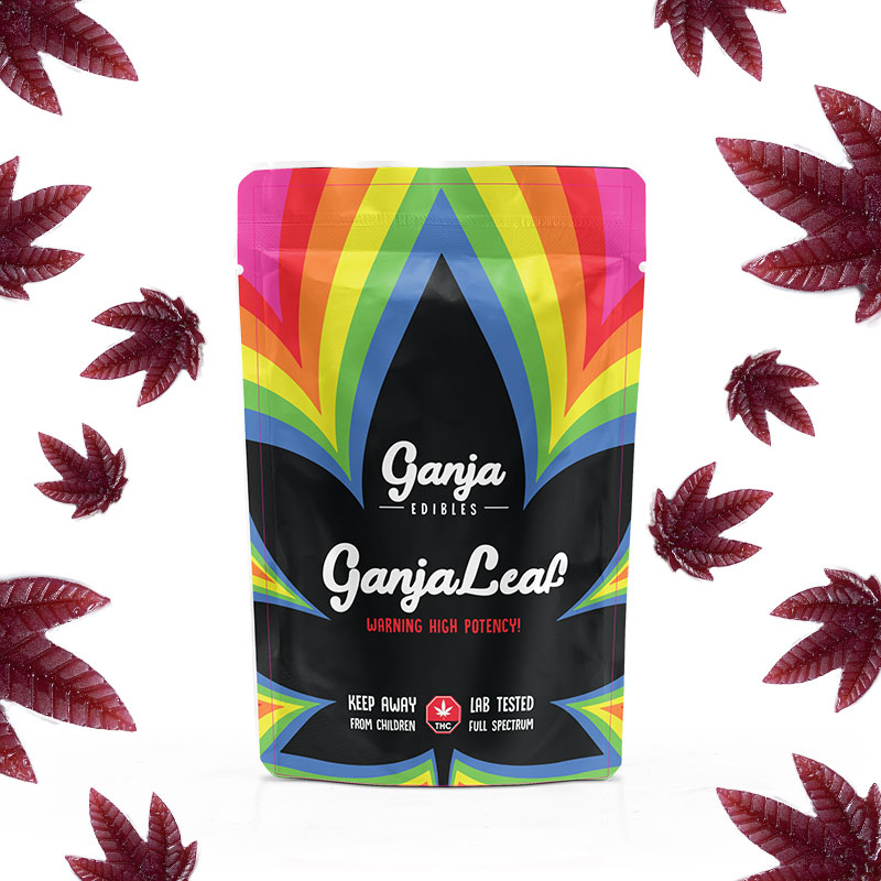 Ganja Edibles – Ganja Leaf Black Cherry – 1 x 1000mg THC - Image 3