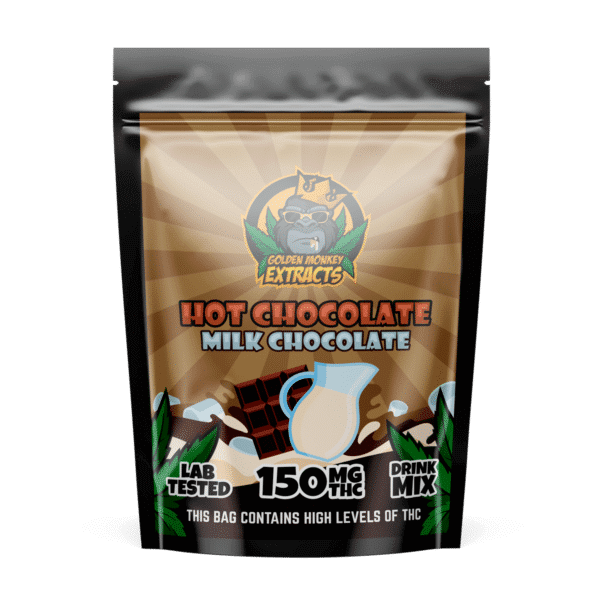Golden Monkey Extracts – THC Hot Chocolate – Milk Chocolate Drink Mix