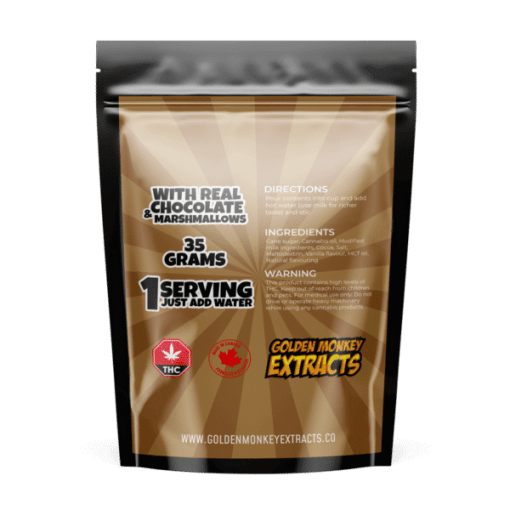 Golden Monkey Extracts – THC Hot Chocolate – Milk Chocolate Drink Mix - Image 2