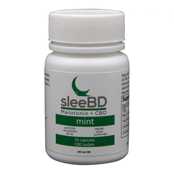 SleeBD - Mint Capsules (600mg CBD)