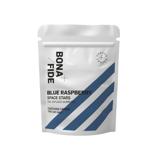 Bonafide - Blue Raspberry Space Stars 1000mg (Indica)