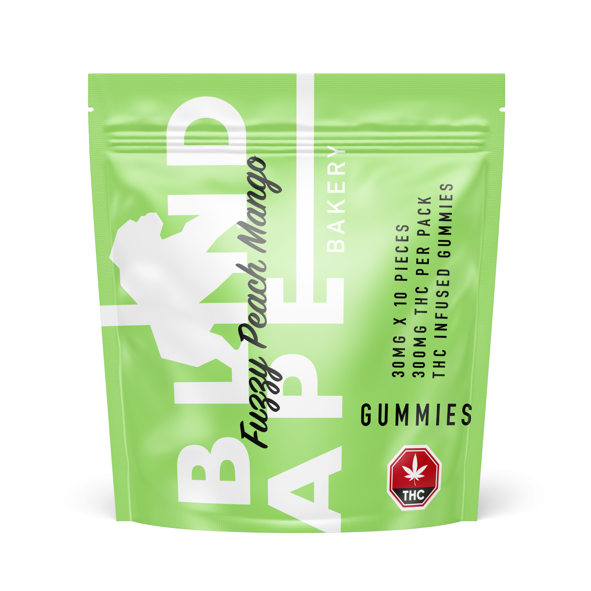 Blind Ape – Fuzzy Peach Mango Gummies (300MG THC)
