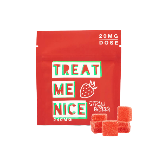 Treat Me Nice – Strawberry Gummies (240MG THC)