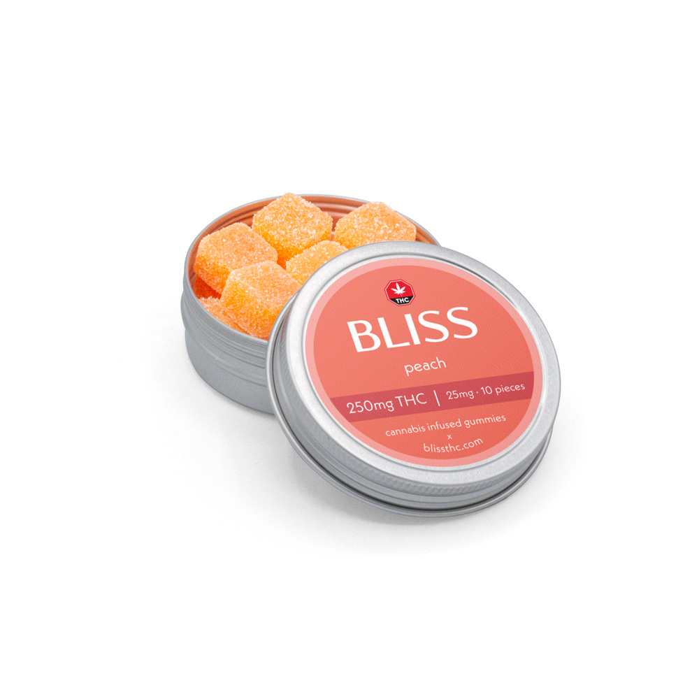 Bliss Edibles - Peach 250MG