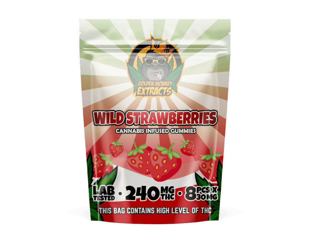 Golden Monkey Extracts - Wild Strawberries (240mg THC)