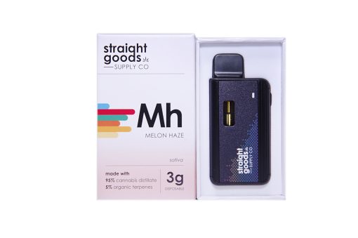 Straight Goods 3 GRAM - Disposable - Melon Haze (Sativa)