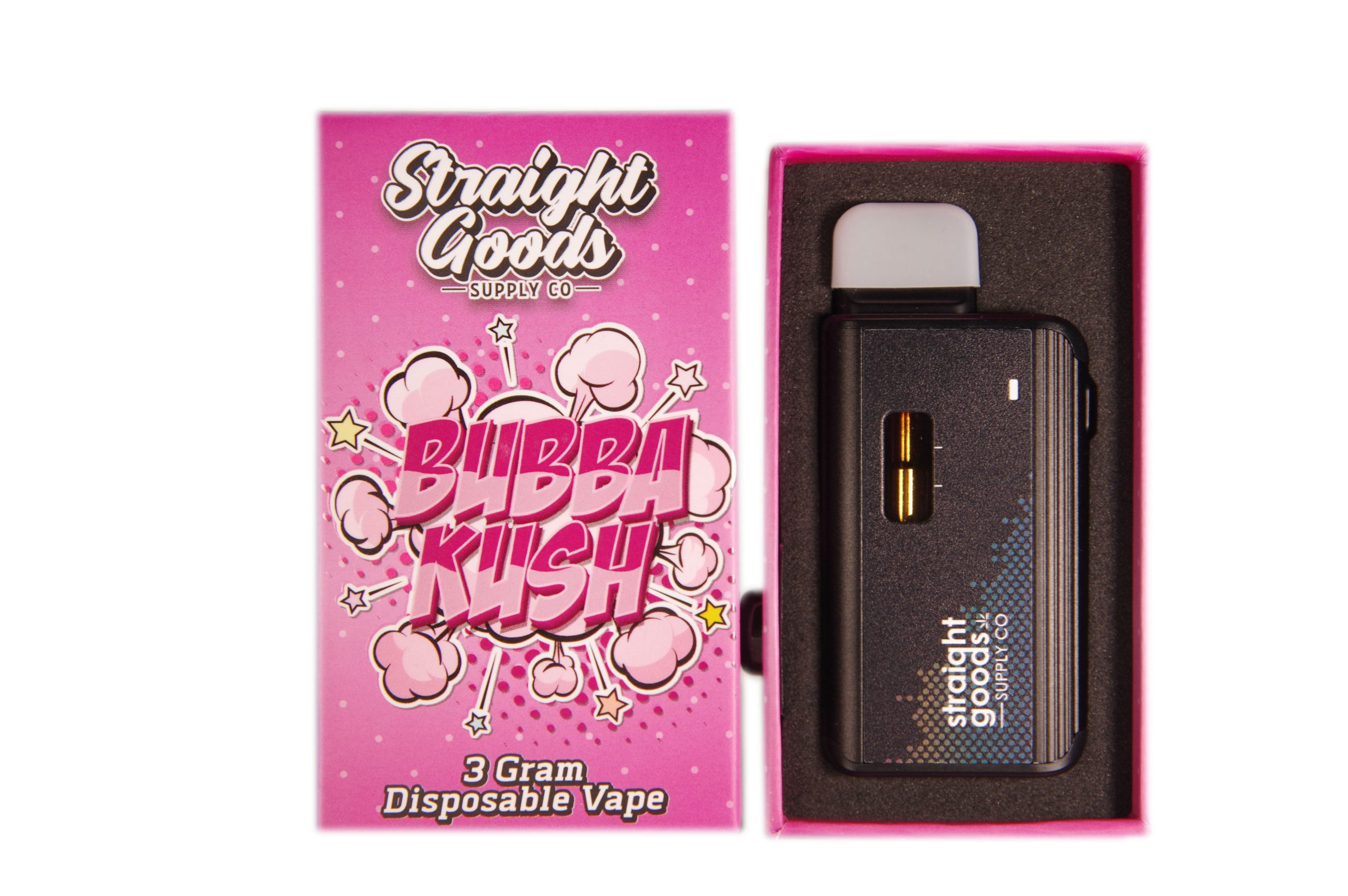 Straight Goods 3 GRAM - Disposable - Bubba Kush (Indica)
