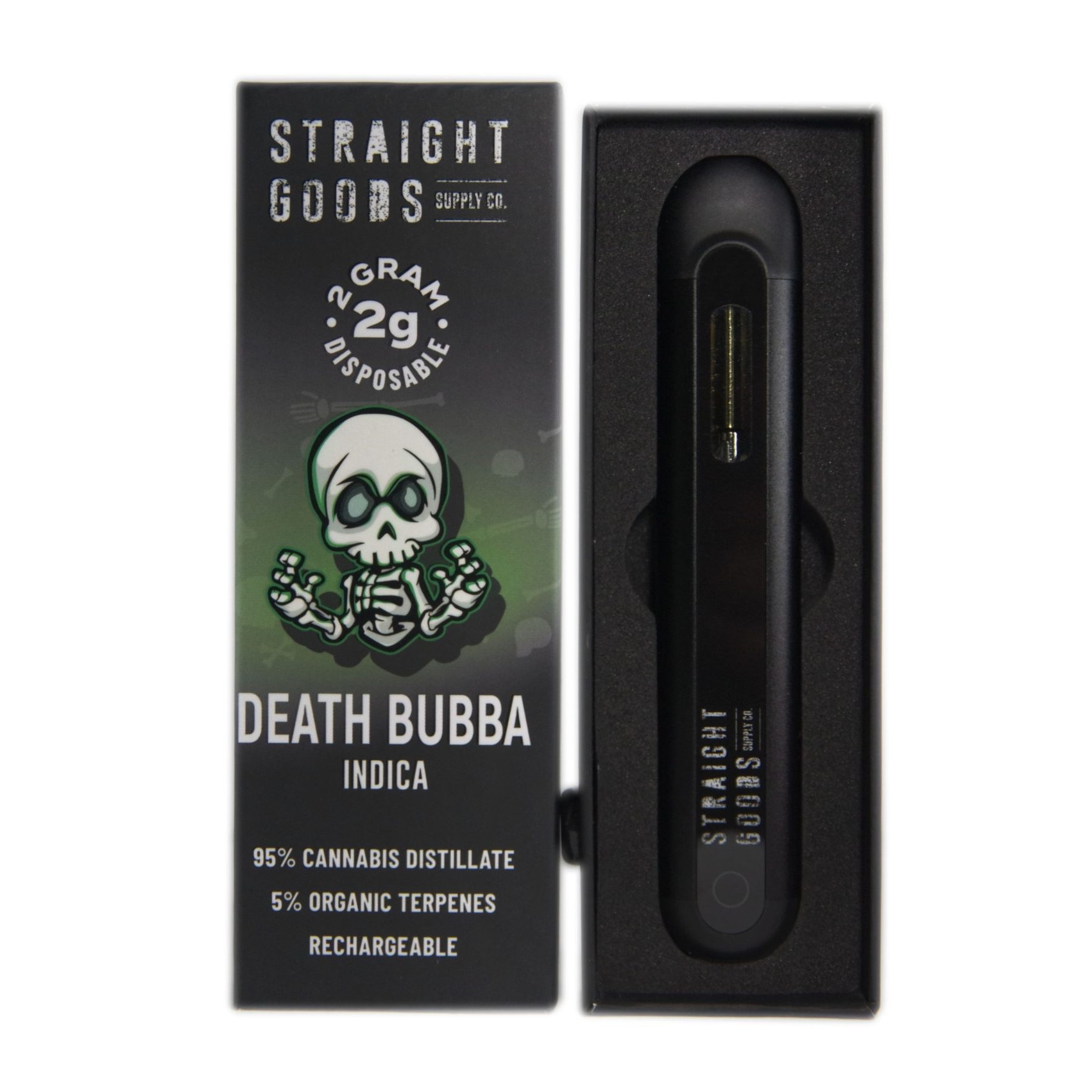Straight Goods 2 GRAM - Disposable - Death Bubba (Indica)