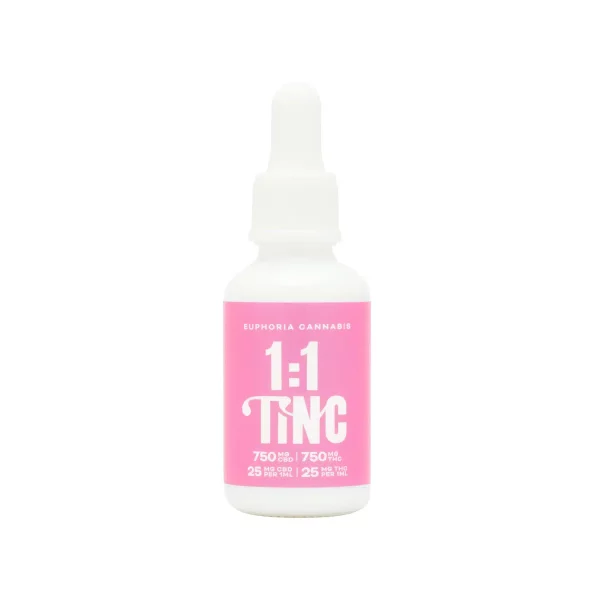 Euphoria Cannabis – 1:1 THC/CBD Tincture 1500MG