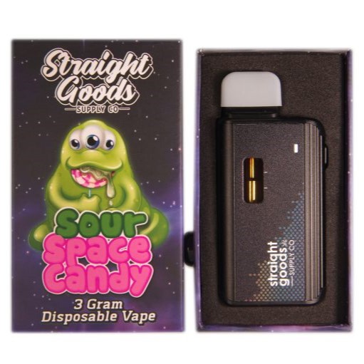 Straight Goods 3 GRAM - Disposable - Sour Space Candy (Hybrid)