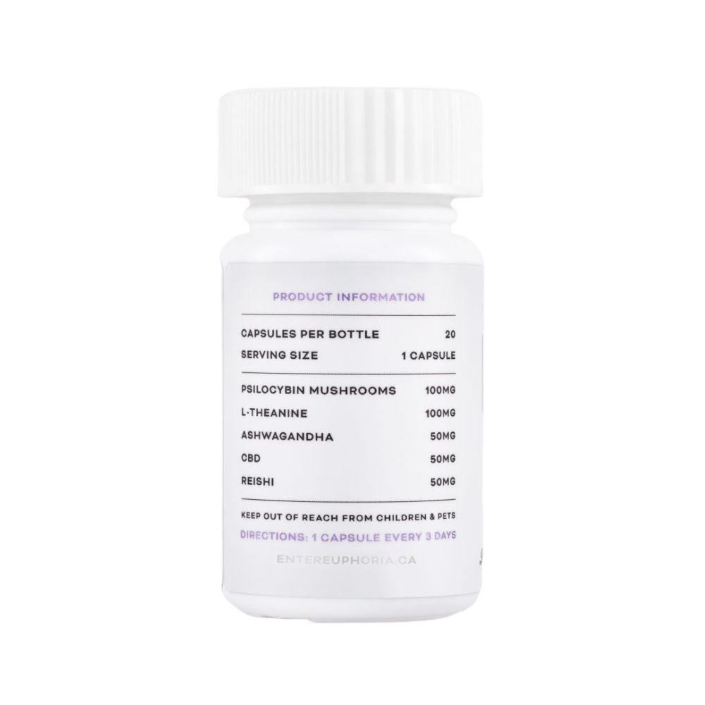 Euphoria Psychedelics – Micro Calm Capsules 2000mg - Image 2
