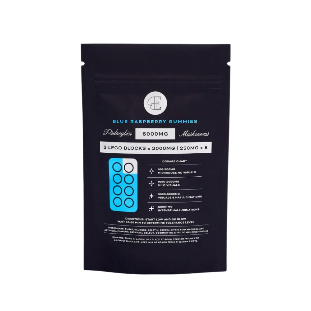 Euphoria Psychedelics – Blue Raspberry 6000mg - Image 2