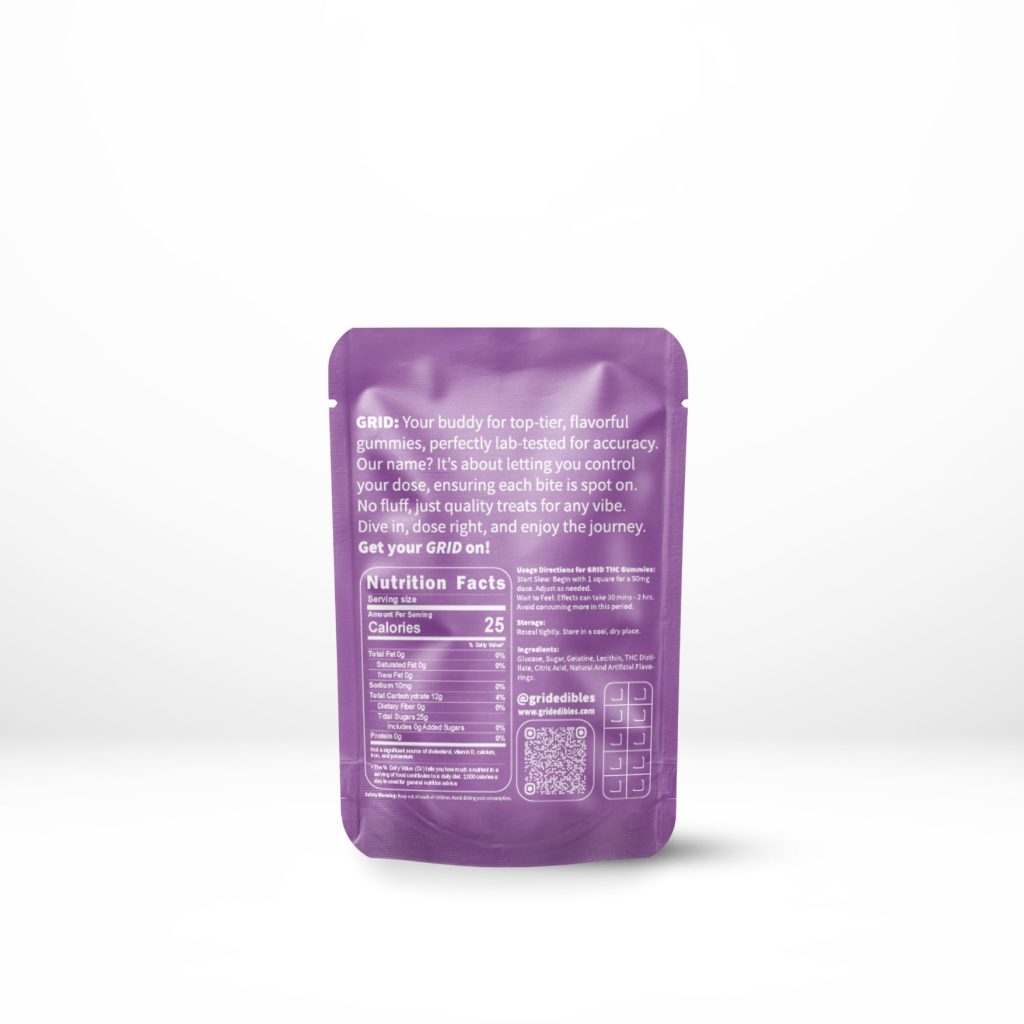 GRID – GRAPPLE 1000MG THC GUMMIES - Image 2