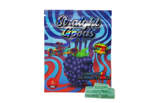 Straight Goods Edibles – Blue Raspberry (500mg THC)