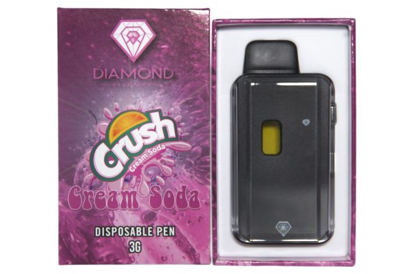Diamond Concentrates Disposable Vape 3 Gram - Cream Soda (Indica)