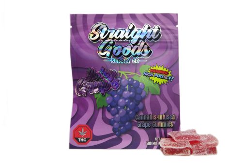 Straight Goods Edibles – Juicy Grape (500mg THC)