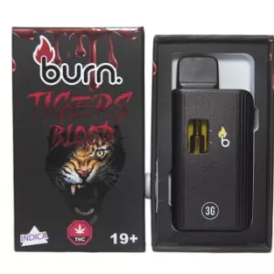 Burn 3 Gram – Disposable – Tiger Blood (Indica)