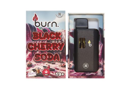 Burn 3 Gram – Disposable – Black Cherry Soda (Indica)
