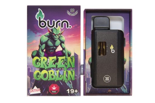 Burn 3 Gram – Disposable – Green Goblin (Sativa)
