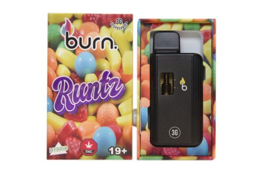 Burn 3 Gram – Disposable – Runtz (Hybrid)