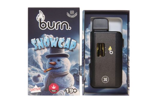 Burn 3 Gram – Disposable – Snowcap (Sativa)