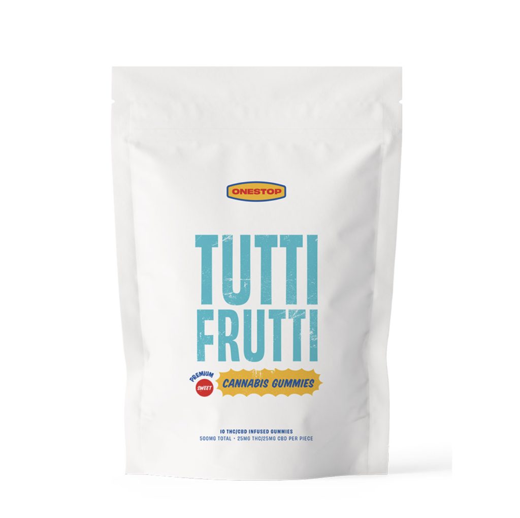 OneStop – Tutti Frutti 1-1 Gummies 500mg - Image 2