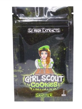 So High Extracts Premium Shatter – Girl Scout Cookies – Hybrid