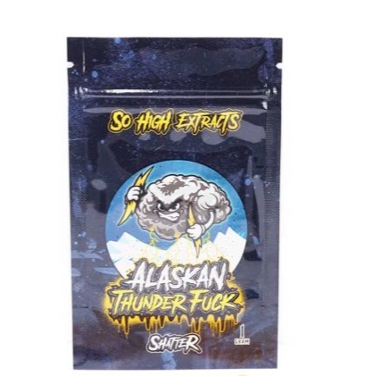 So High Extracts Premium Shatter – Alaskan Thunder Fuck - Hybrid