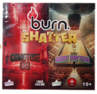 Burn Shatter 2 Grams, 2 Flavours - Comatose + Gary Payton (1G + 1G)