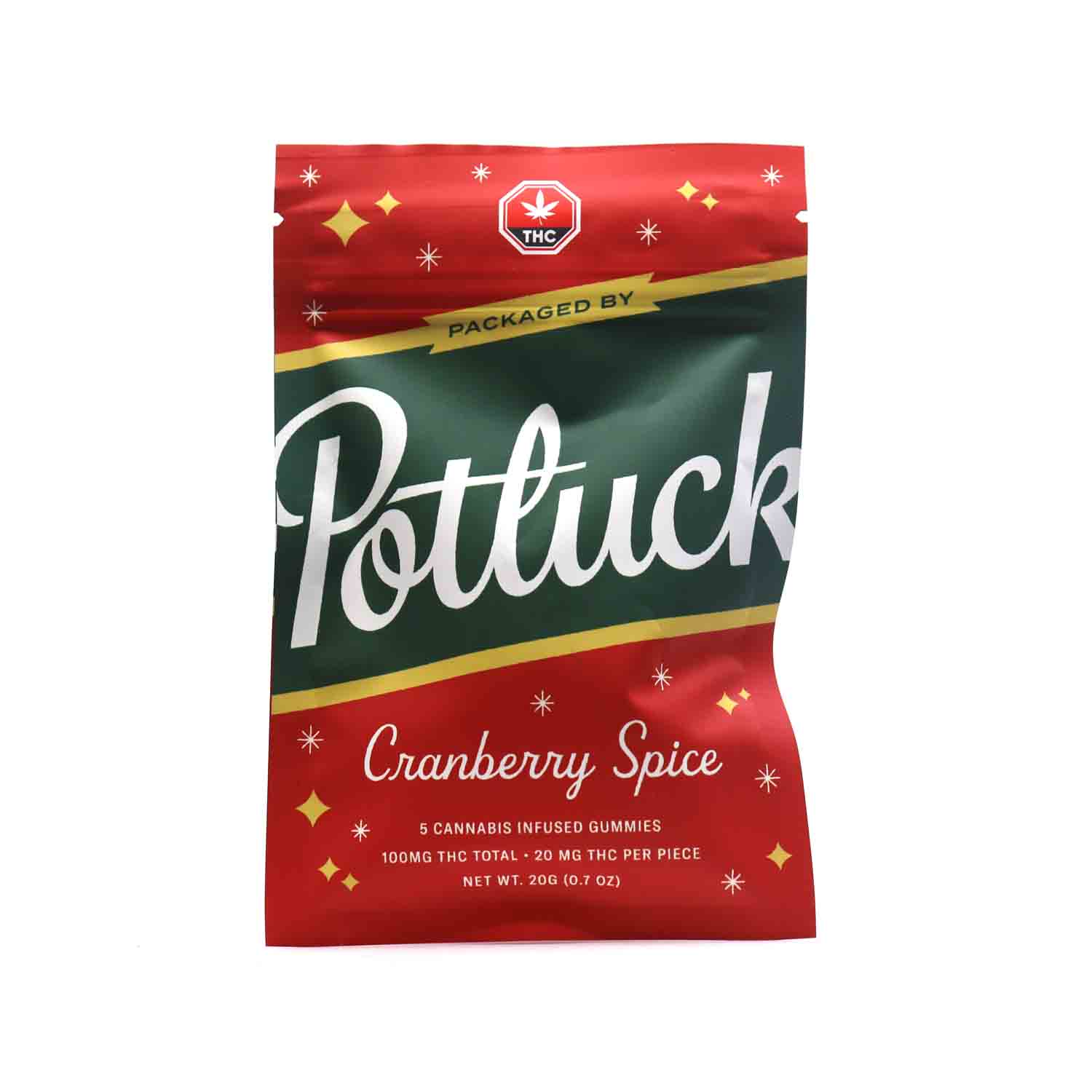 Potluck Edibles - Cranberry (100MG)