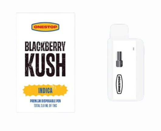 OneStop – Blackberry Kush 3g Disposable Vape