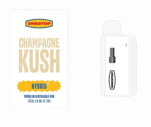 OneStop – Champagne Kush 3g Disposable Vape