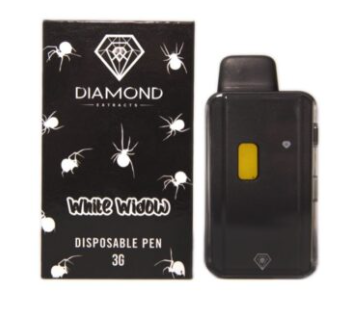 Diamond Concentrates 3 Gram – Disposable(Distillate) - White Widow (Indica) (3 Gram)