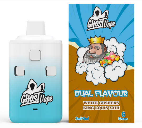 Ghost Vape – White Gusher / King Louis XIII – 6000mg (3g/3g) THC VAPE