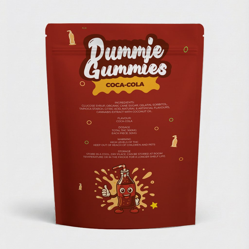 Dummies Gummies - Coca Cola (500MG THC) - Image 2
