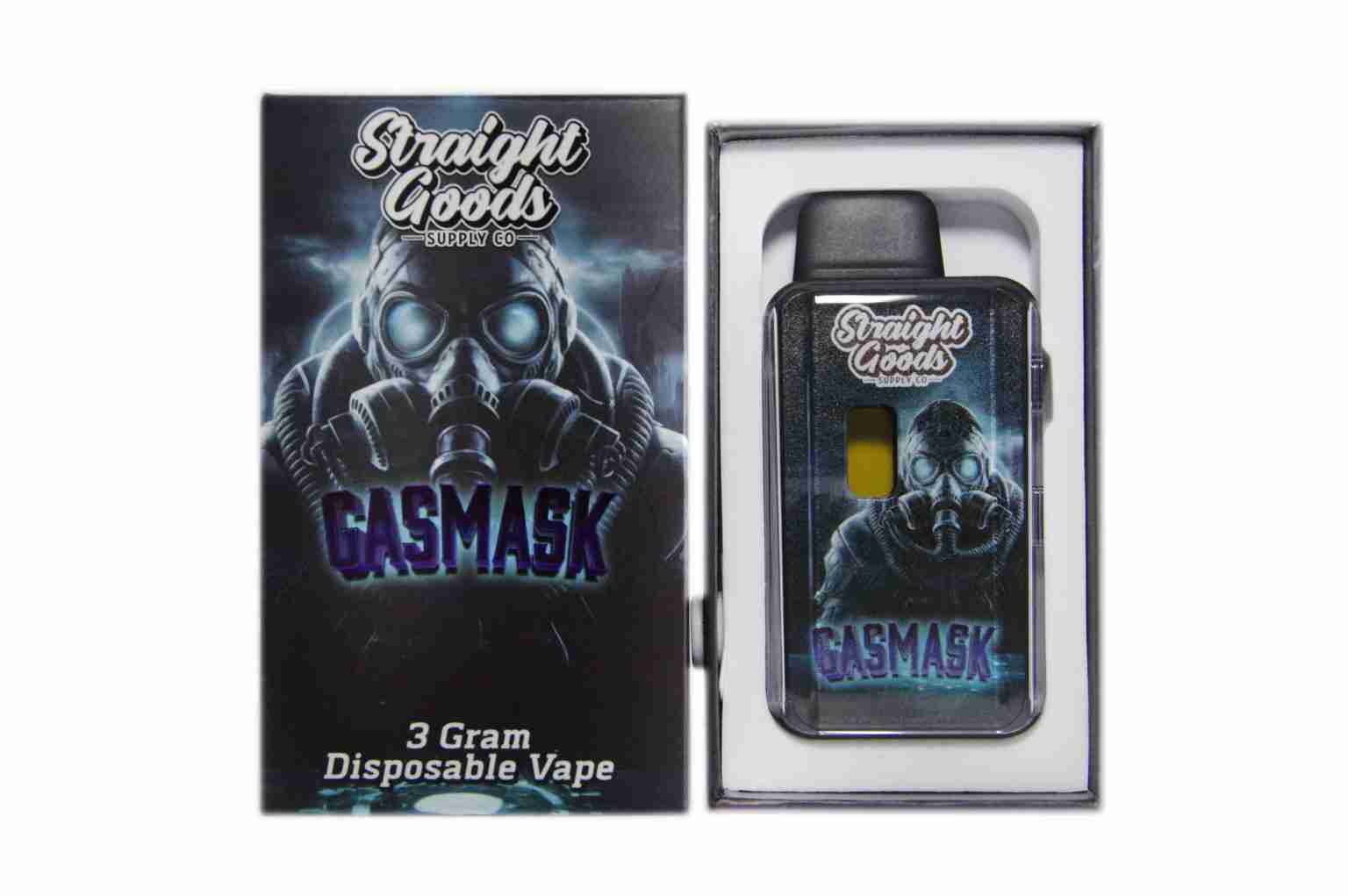 Straight Goods 3 GRAM - Disposable - Gas Mask (Indica Dominant Hybrid)
